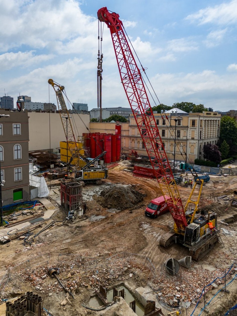 Tunel pod Łodzią. Budowa stacji Łódź Śródmieście