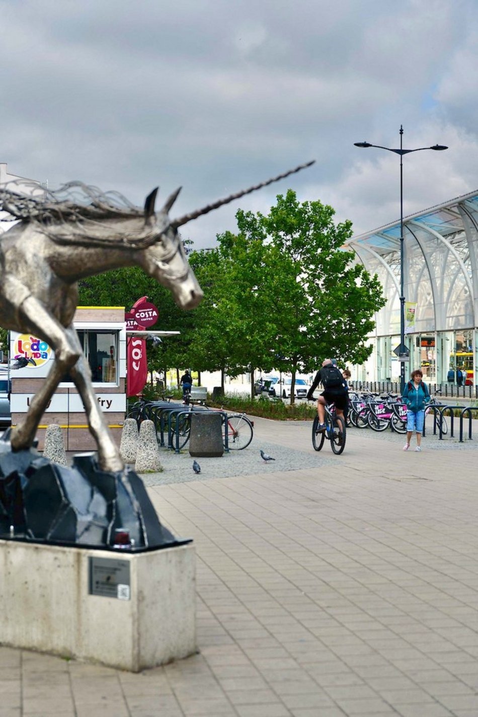 Łódź. Stajnia Jednorożców w Łodzi cała na zielono! Zamiast betonu ponad 500 mkw roślin