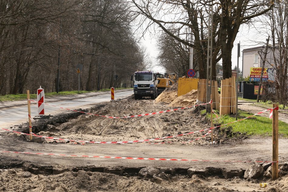 Krakowska w remoncie. Sprawdzamy, jak postępują prace.