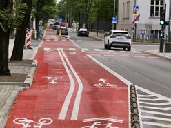 Łódź. Droga rowerowa