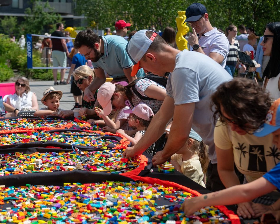 Łódź. Dzień Dziecka w Fuzji Łódź. Strefa klocków, tory przeszkód i konkursy