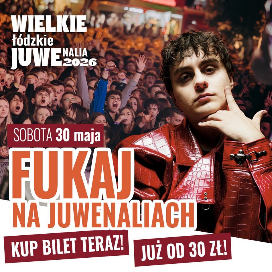Łódź. Juwenalia 2026 w Łodzi. Line-up dzień po dniu, mapa, bilety i informacje organizacyjne