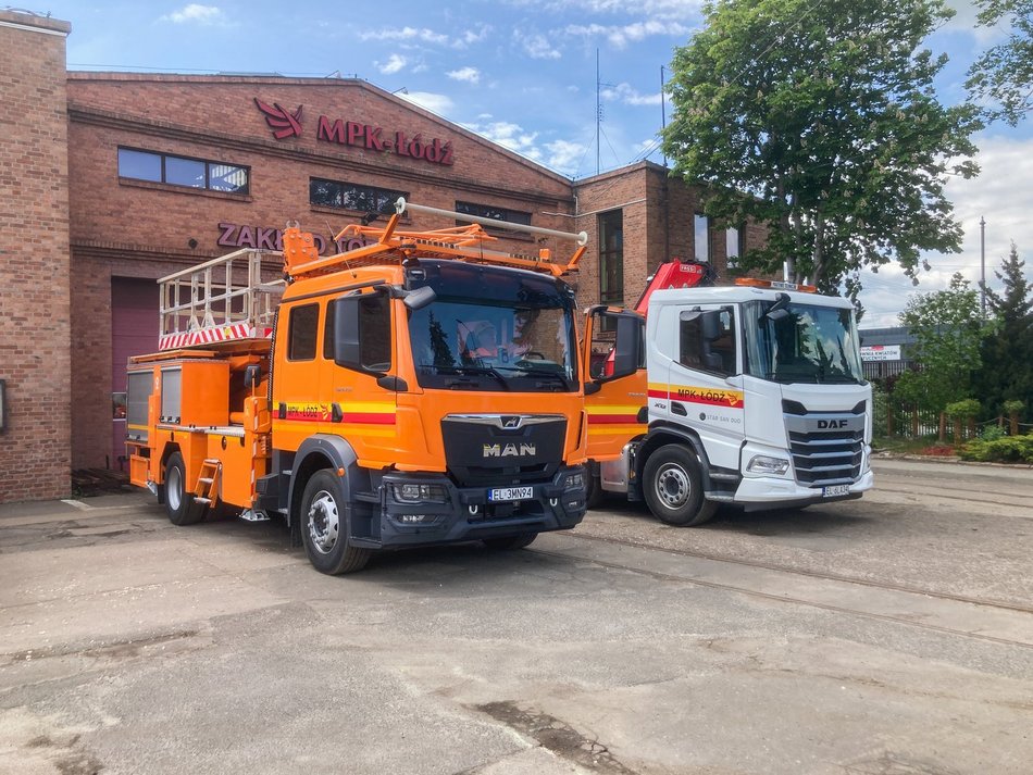 Łódź. MPK Łódź ma nowy wóz wieżowy. Usprawni naprawy sieci trakcyjnych