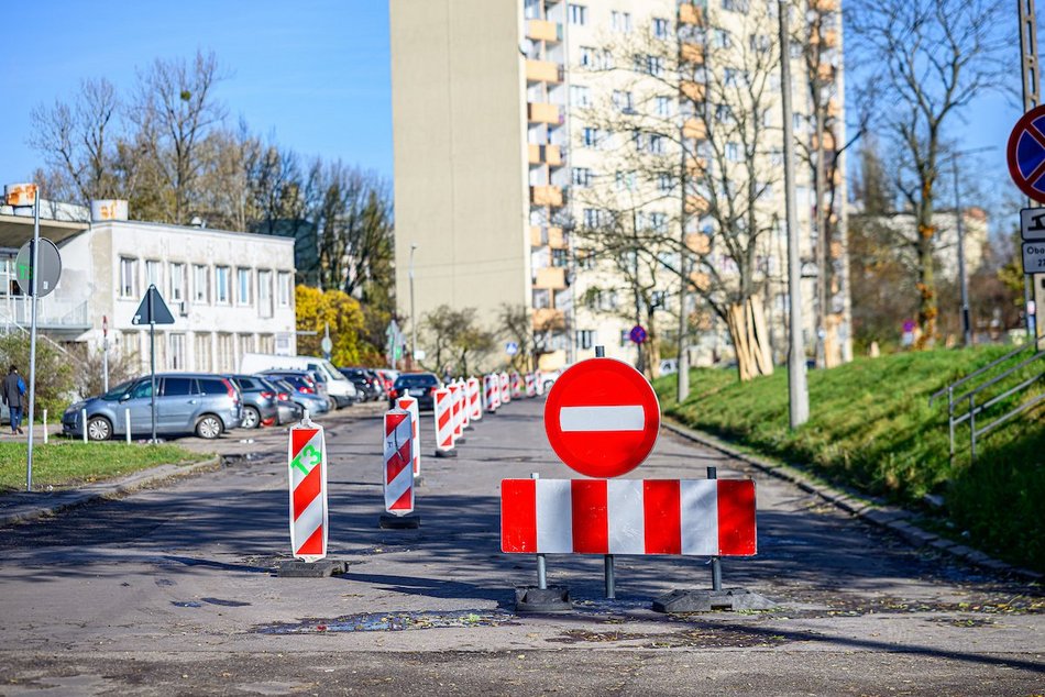 Łódź. Początek remontu Zaolziańskiej w Łodzi. Zmiany w ruchu