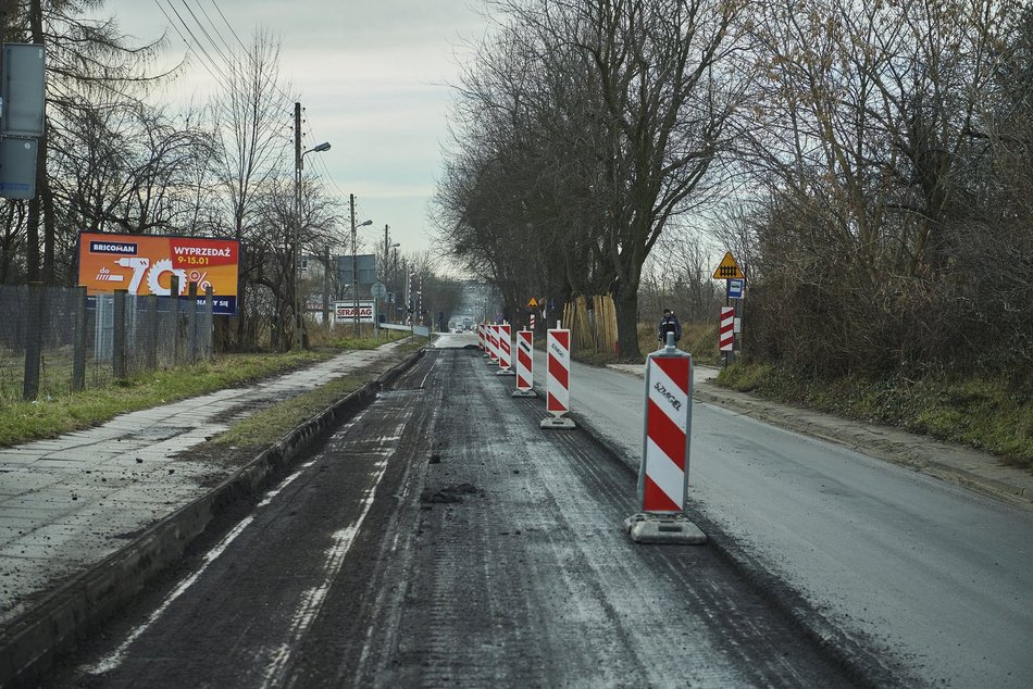 Budowa ronda Pomorska Edwarda Krokusowa