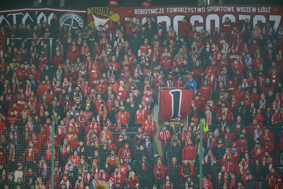 Widzew Łódź - Stal Mielec kibice