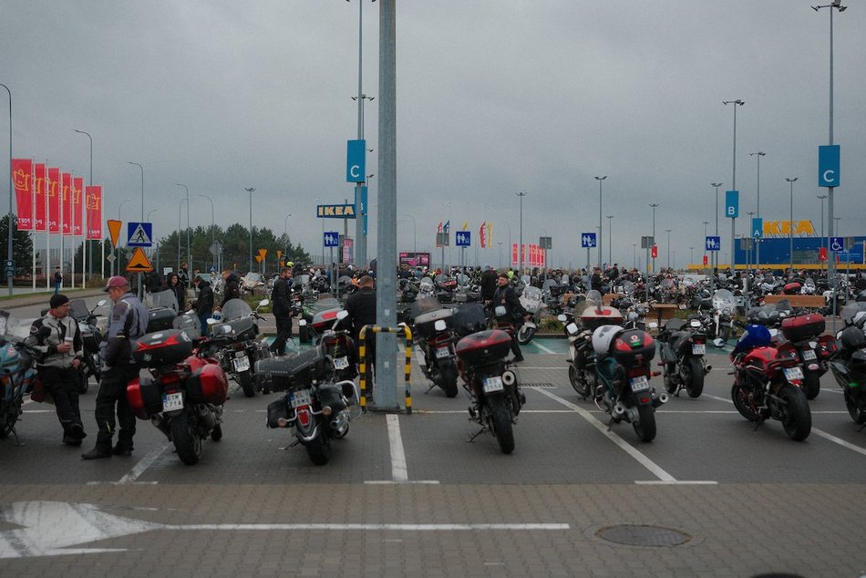 Łódź. Sezon motocyklowy w Łodzi zakończony! Pasjonaci spotkali się pod Portem Łódź
