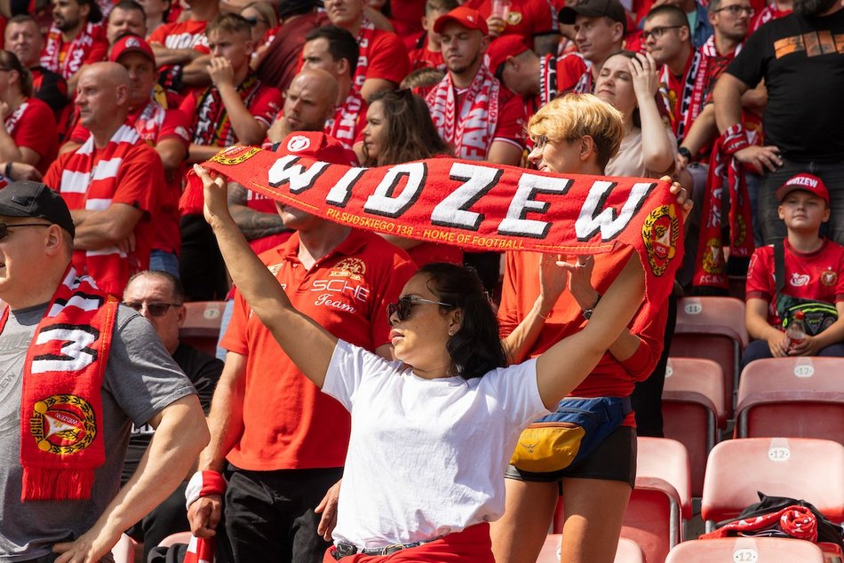 Łódź. Kibice na meczu Widzewa Łódź z Zagłębiem Lubin. Byłeś? Odszukaj się w galerii