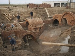 Łódź. Budowa podziemnej komory przy ul. Obywatelskiej