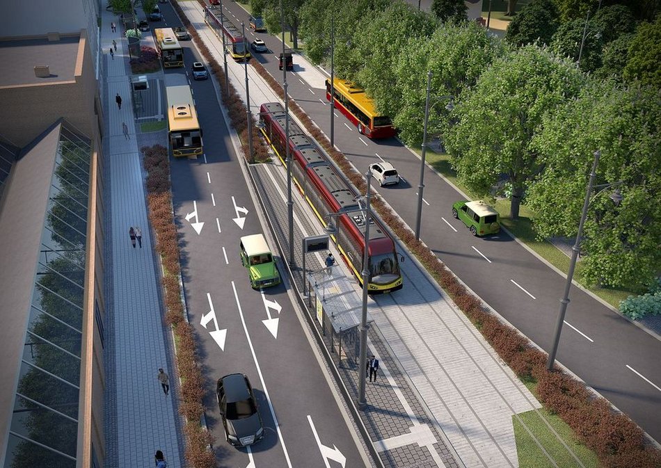 Bulwary Północne - wizualizacja