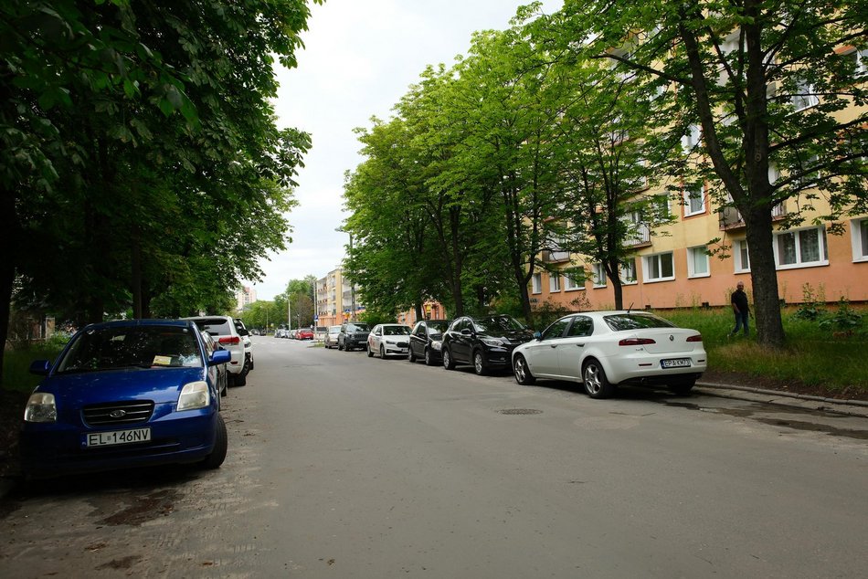 Łódź. Ulica Cieszkowskiego
