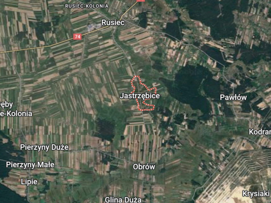 Łódź. Kopaniny - część wsi Jastrzębice