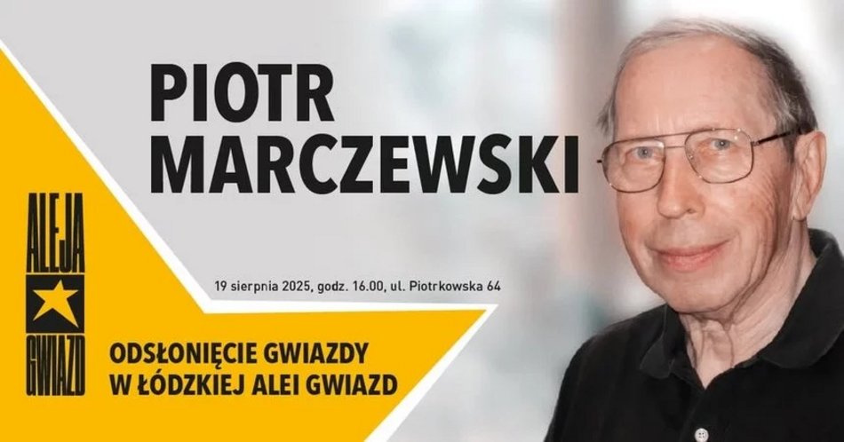 Łódź. Aleja Gwiazd na Piotrkowskiej. Piotr Marczewski zostanie uhonorowany w Łodzi