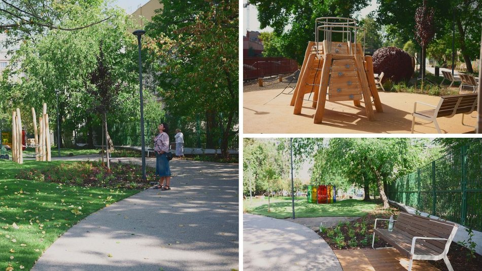 Łódź. Takiego skweru w Łodzi jeszcze nie było! Siłownia, park sensoryczny i plac zabaw już gotowe