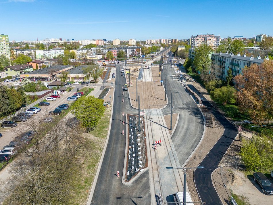 Łódź. Remont Śmigłego-Rydza w Łodzi. Kiedy w pełni otworzą ulicę dla ruchu?