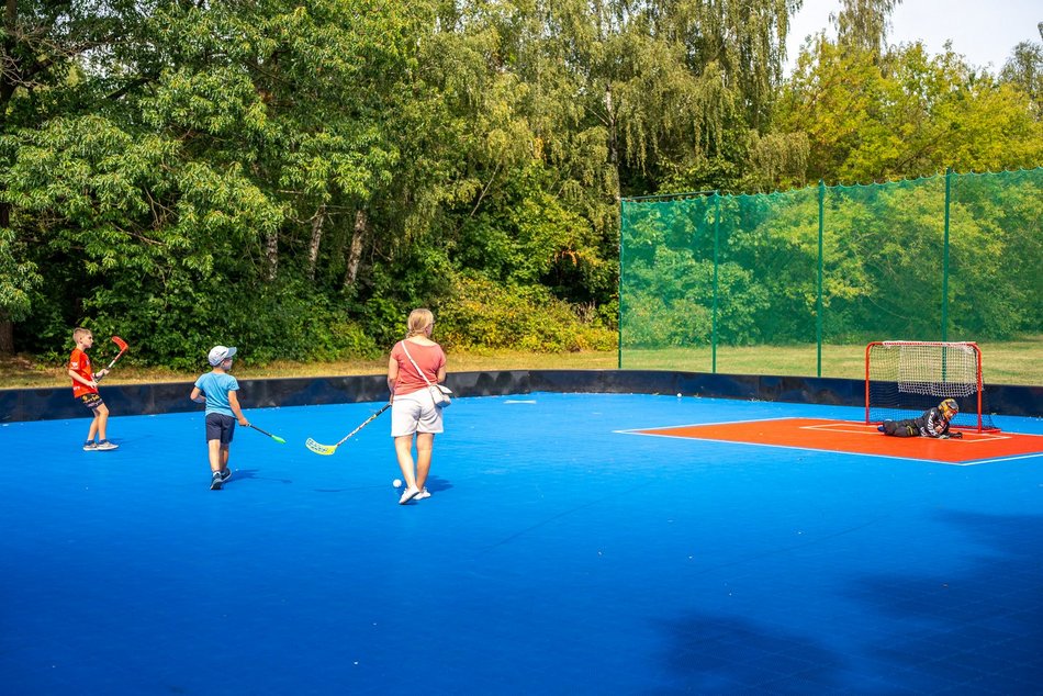 Piknik w parku na Młynku