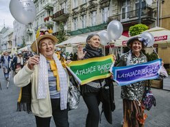 seniorzy podczas senioraliów w Łodzi