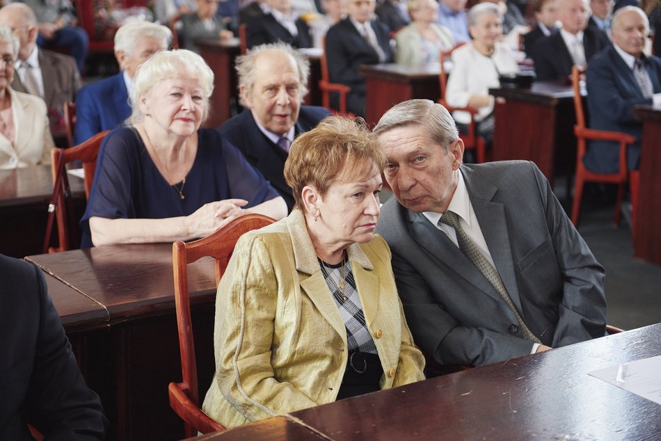 Uroczystość wręczenia medali z okazji długiego pożycia małżeńskiego