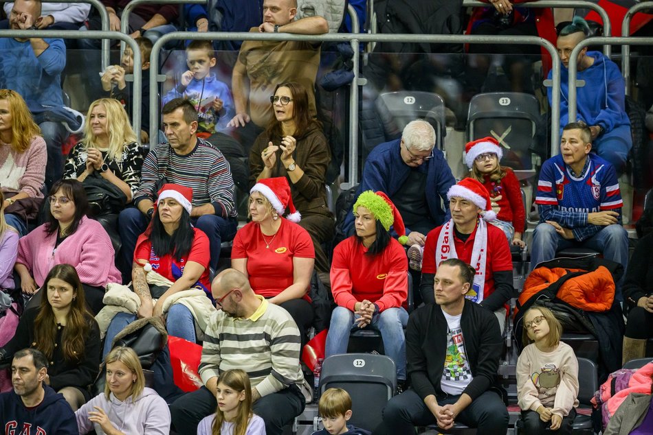 Kibice na siatkarskich derbach Łodzi