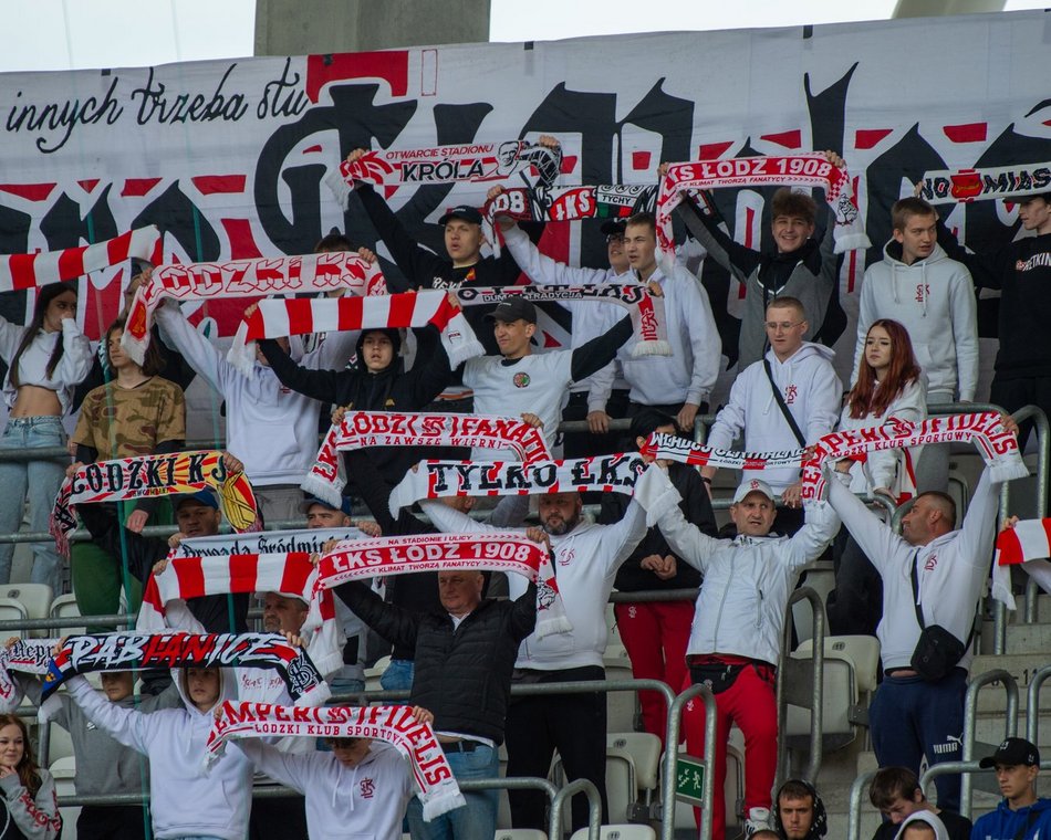 Łódź. Kibice na meczu ŁKS Łódź - Stal Rzeszów. Byłeś/aś? Znajdź się w galerii zdjęć!