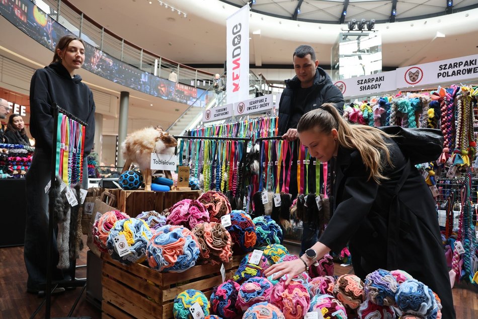 Łódź. Psi Targ w Manufakturze w Łodzi. Każdy miłośnik czworonogów znajdzie tu coś dla siebie