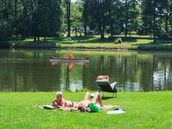 Łódź. Park na Młynku w Łodzi