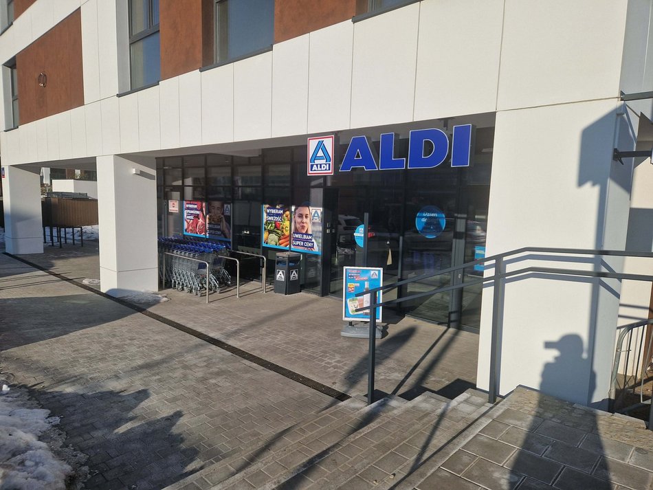 Nowy Aldi w centrum Łodzi! Supermarket ukryty w nowym apartamentowcu