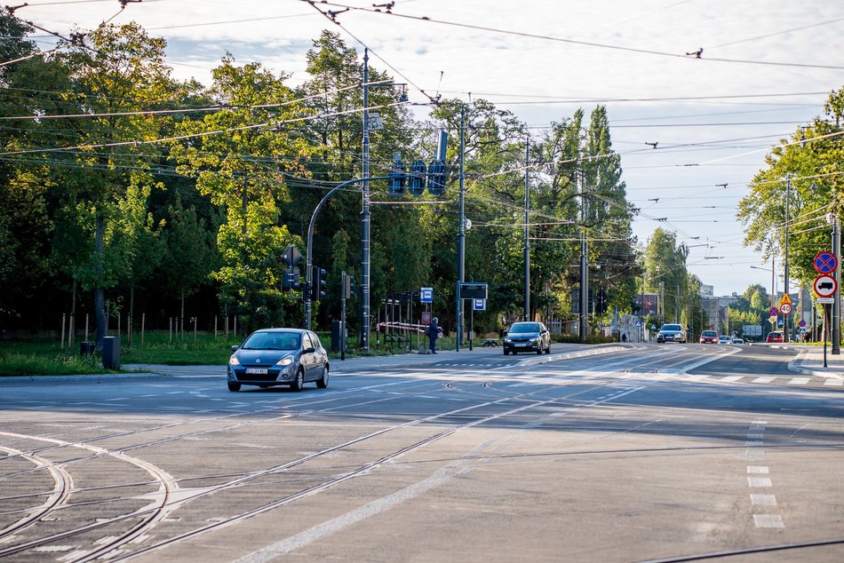 Skrzyżowanie Przybyszewskiego z Kilińskiego otwarte