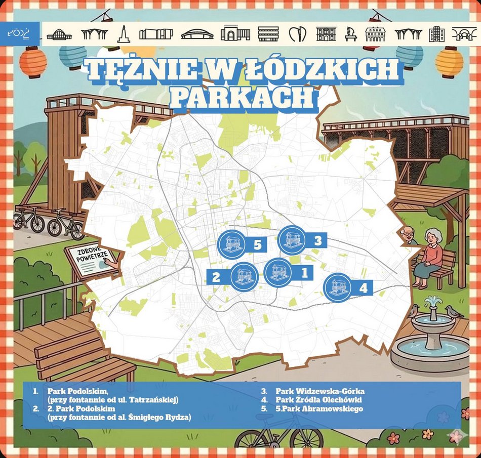 Łódź. Tężnie w Łodzi gotowe na nowy sezon. Sprawdź, od kiedy będzie można z nich korzystać!