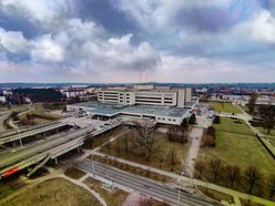 widok z góry na centrum medyczne