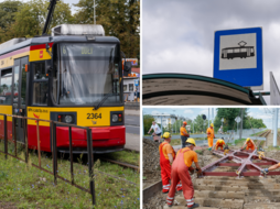 Zmiany MPK Łódź - przystanek, tramwaj, remont torowiska