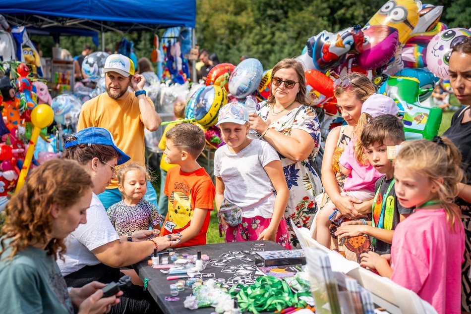 Piknik w parku na Młynku