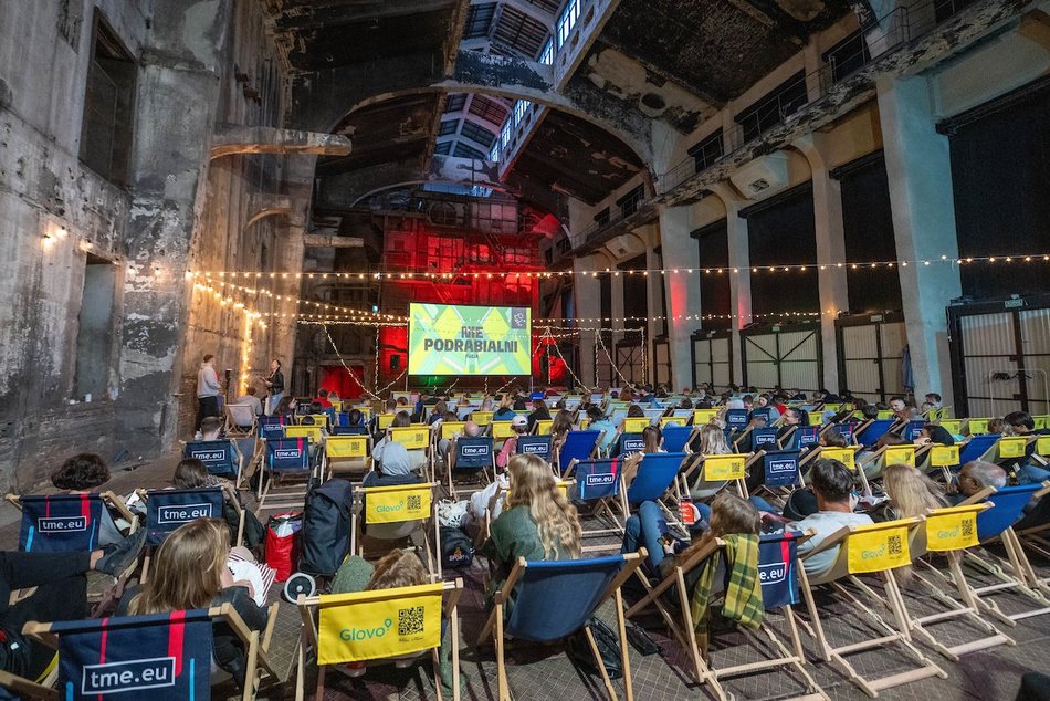 Łódź. TME Polówka w Łodzi. Publiczność w Fuzji obejrzała „Dzień Świra”