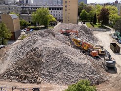 Hotel Światowit wyburzony