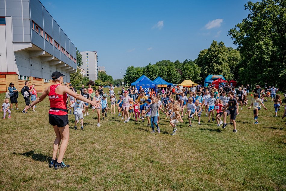 Bieg charytatywny w parku Baden-Powella