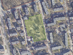 Łódź. Teren przy ul. Harcerskiej w Łodzi