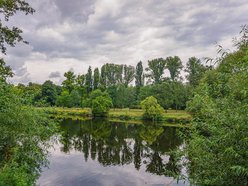 Łódź. Park nad Jasieniem