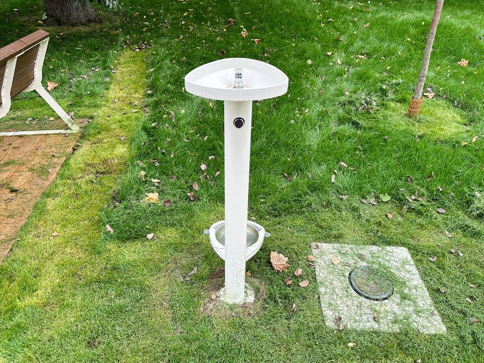 Łódź, pasaż Rynkowskiej, poidełko