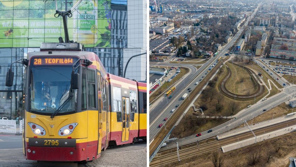 Łódź. Wielki remont torów MPK Łódź na Teofilowie. Zielone torowisko od Żabieńca do Szczecińskiej