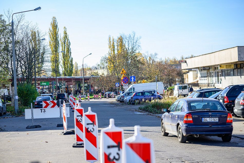 Łódź. Początek remontu Zaolziańskiej w Łodzi. Zmiany w ruchu
