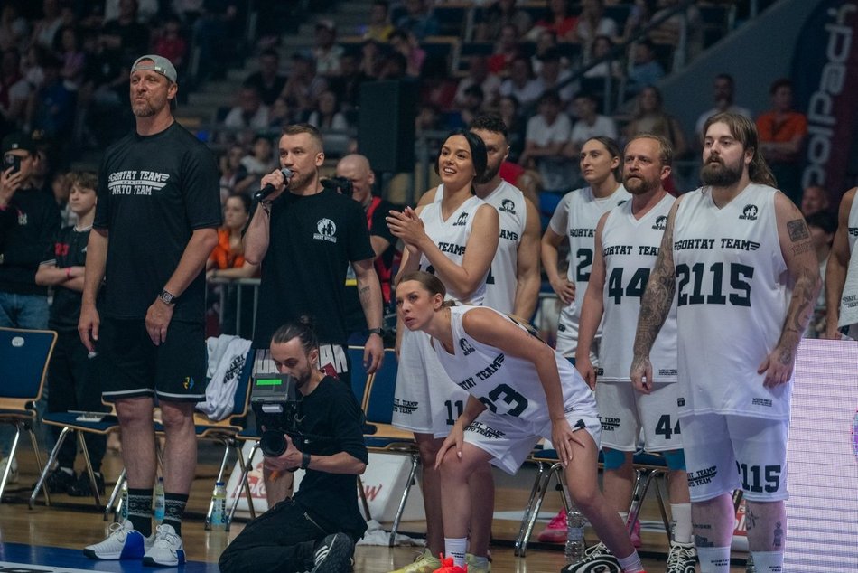 Mecz Gortat Team vs NATO w Łodzi. Czołgi, płomienie i masa sportowych emocji!