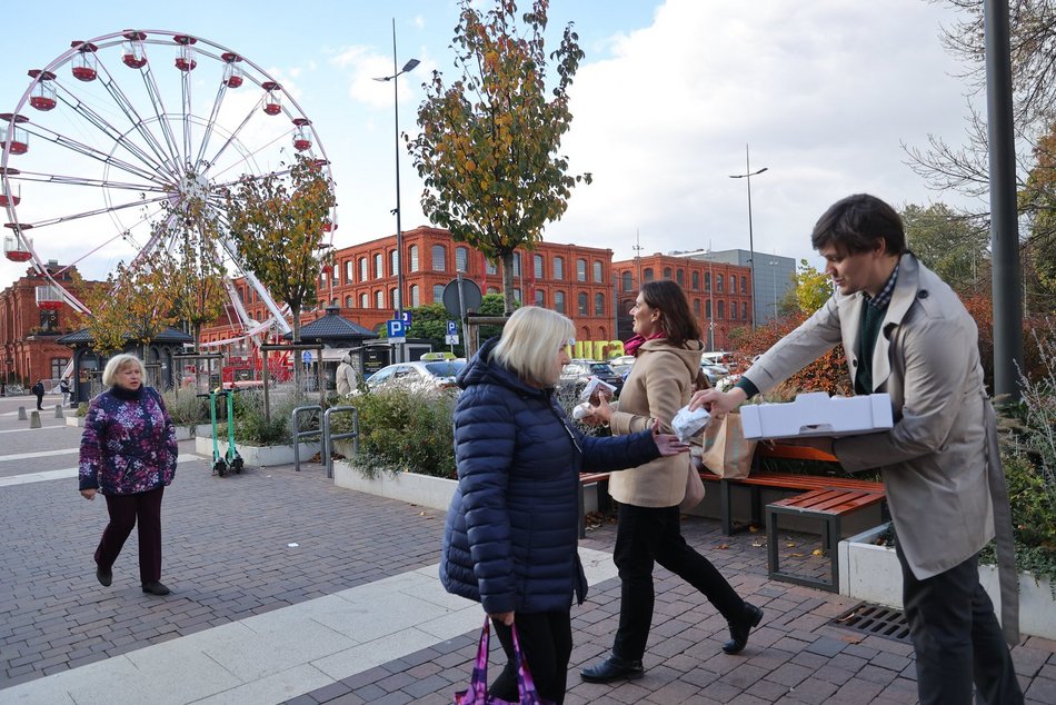 Budżet Obywatelski Łódź 2025. Przy Manufakturze na Łodzian czekały darmowe żuliki