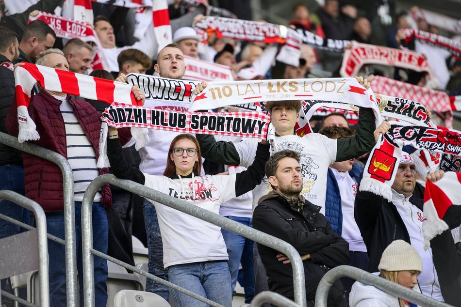 Kibice na meczu ŁKS Łódź ze Stalą Stalowa Wola. Byłeś na trybunach? Odszukaj się w naszej galerii!
