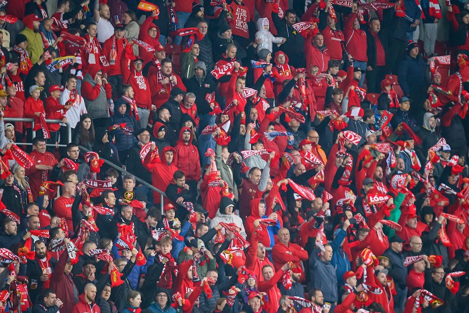 Łódź. Kibice na meczu Widzewa Łódź z Puszczą Niepołomice. Byłeś? Odszukaj się w galerii