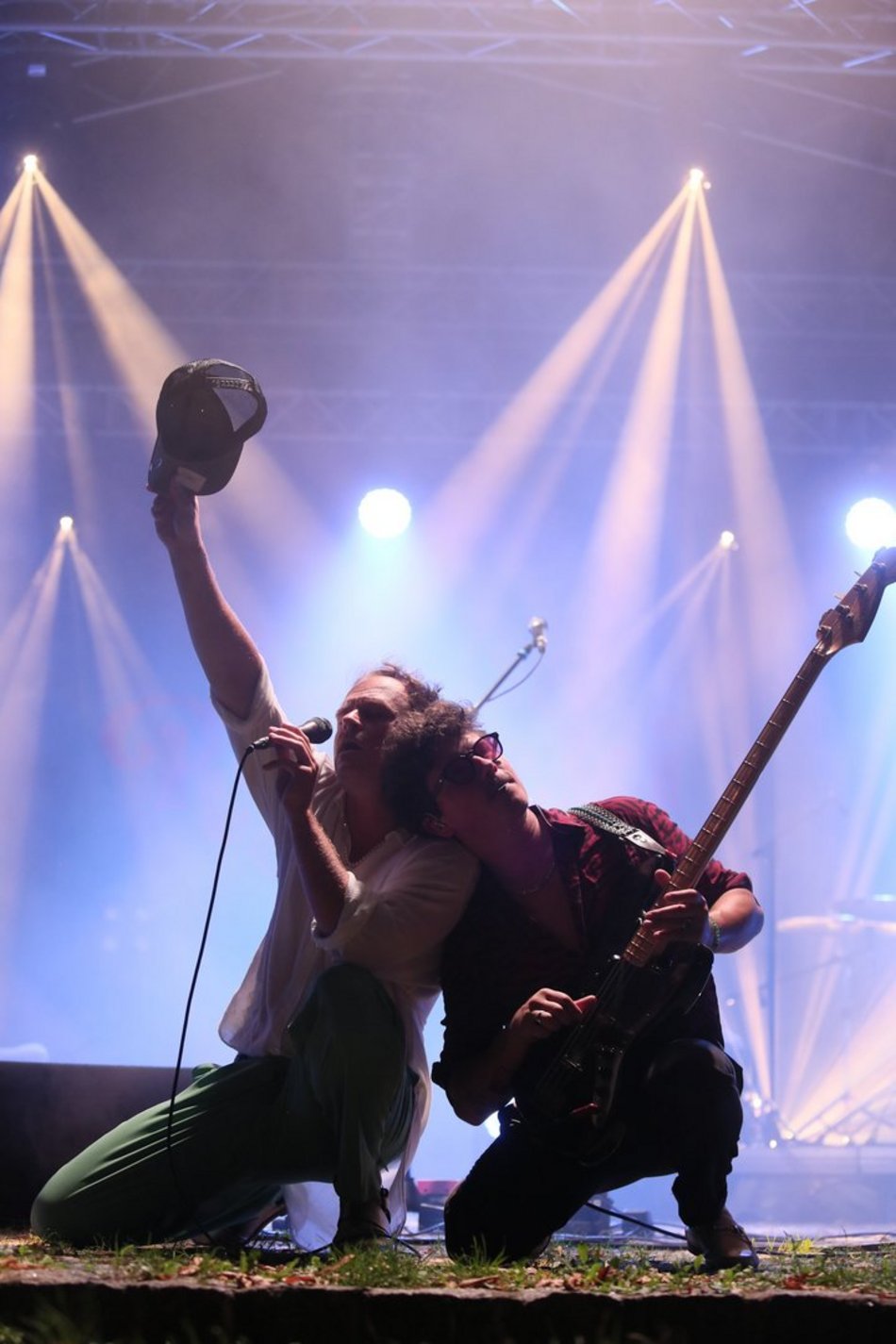 zespół podczas koncertu