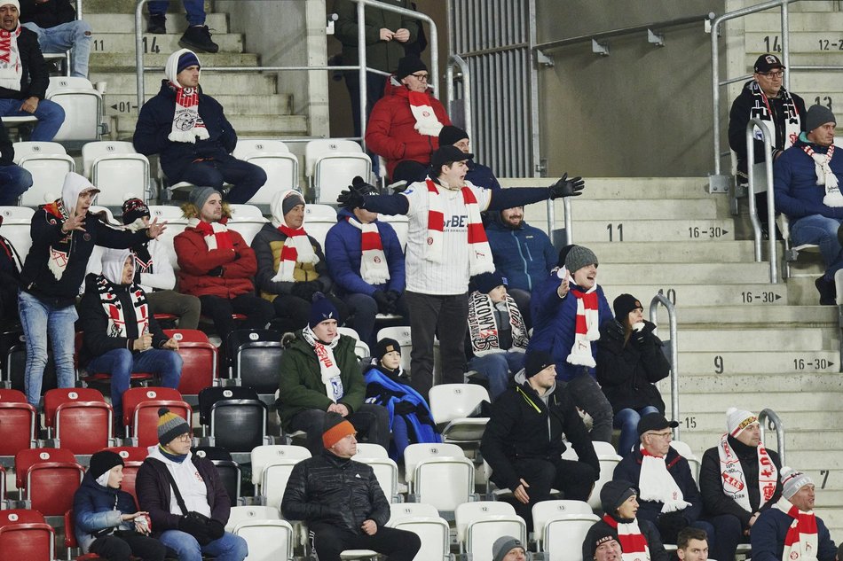 Kibice na meczu ŁKS Łódź z Zagłębiem Lubin. Byłeś? Znajdź się na zdjęciach!