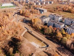 Łódź. Remont Kaczeńcowej. Zobacz nowe rondo i drogę z lotu ptaka!