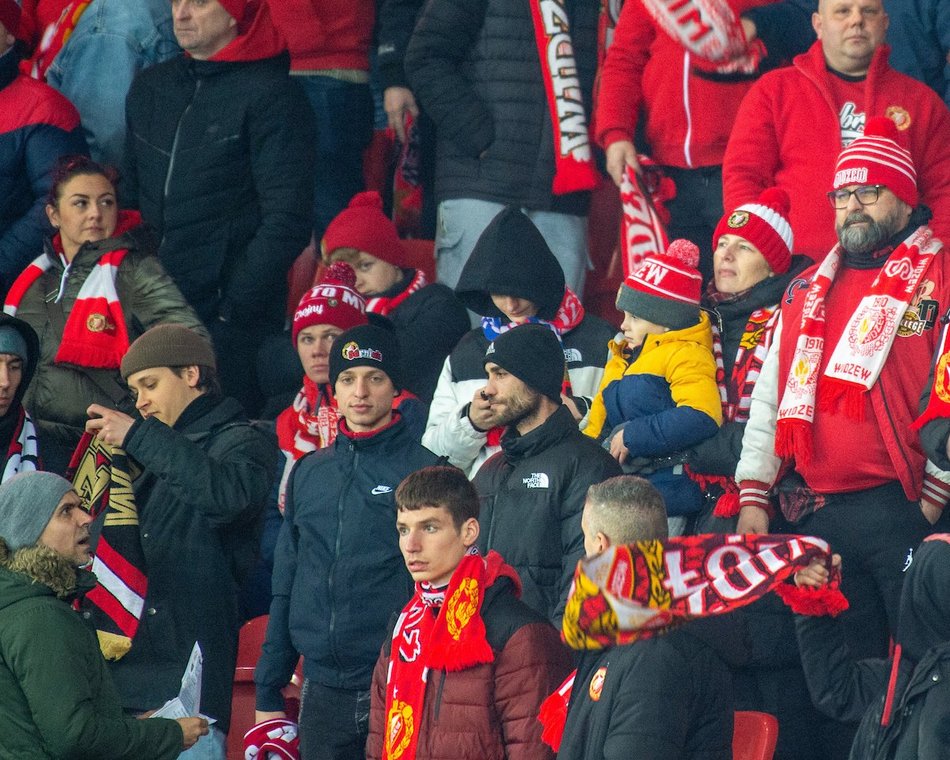 Łódź. Widzew Łódź - GKS Katowice. Znajdź się w galerii zdjęć