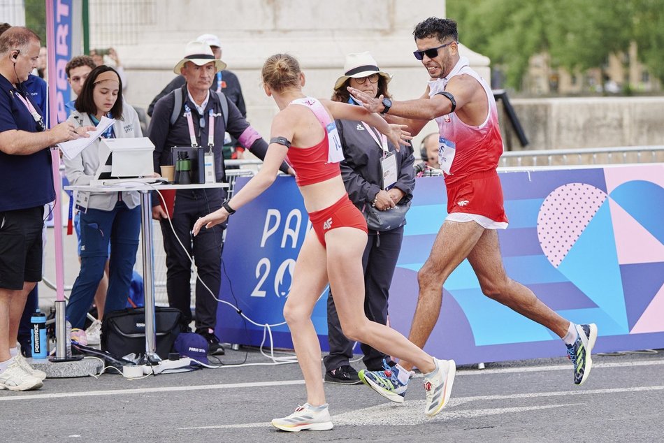 Sztafeta chodziarska. Które miejsce zajęli Maher Ben Hlima i Olga Chojecka?