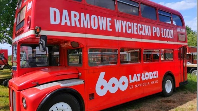 Piętrowym autobusem za darmo po Łodzi. Kiedy można z niego skorzystać? [SZCZEGÓŁY]